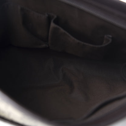 Gucci GG Plus Monogram Medium Flat Messenger Bag Dark Brown 5 of 13