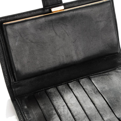Chanel Caviar Timeless CC French Wallet Black 9 of 10