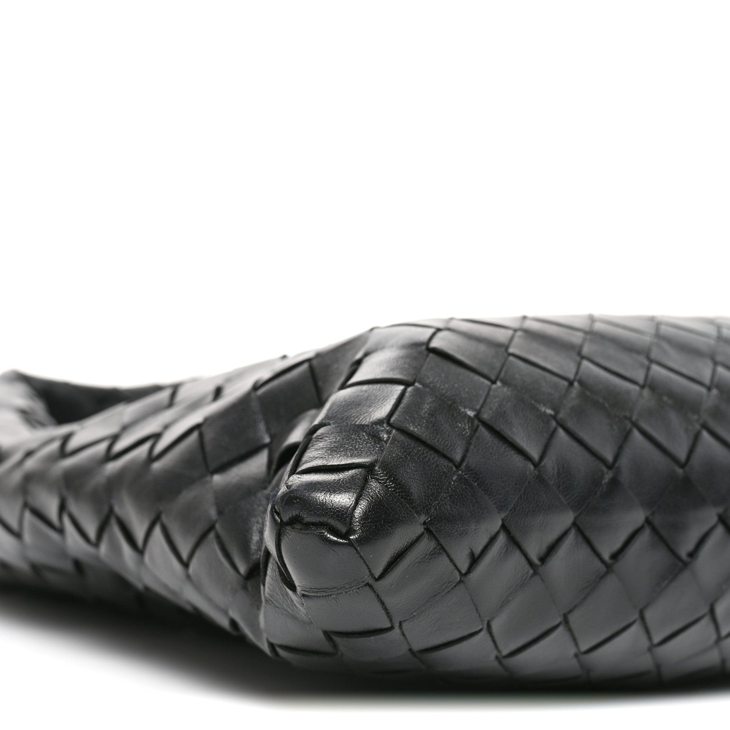 Bottega Veneta Calfskin Intrecciato Small Hop Black 9 of 10