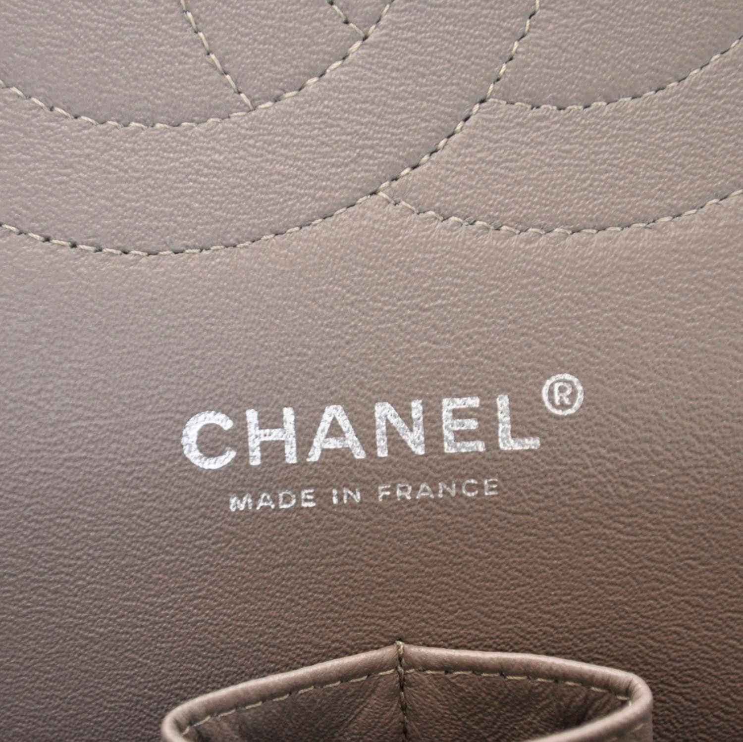 Chanel Patent Jumbo Double Flap Taupe 9 of 11