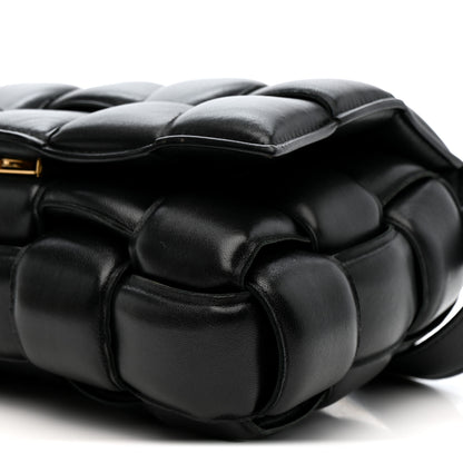 Bottega Veneta Nappa Maxi Intreccio Padded Cassette Crossbody Bag Black 9 of 11