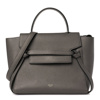 Celine Grained Calfskin Micro Belt Bag Grey 1 of 12