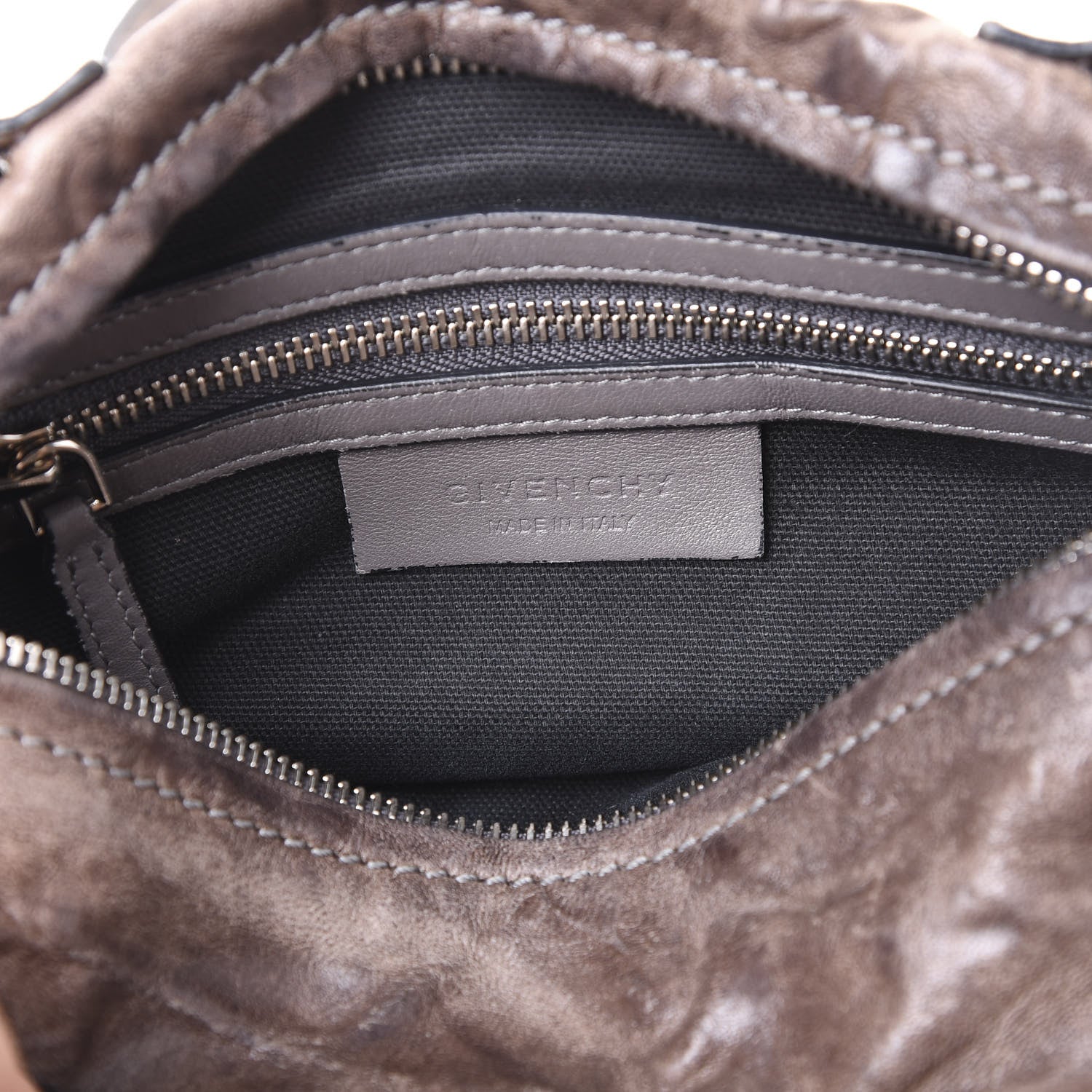 Givenchy Tumbled Sheepskin Mini Pandora Charcoal 9 of 16