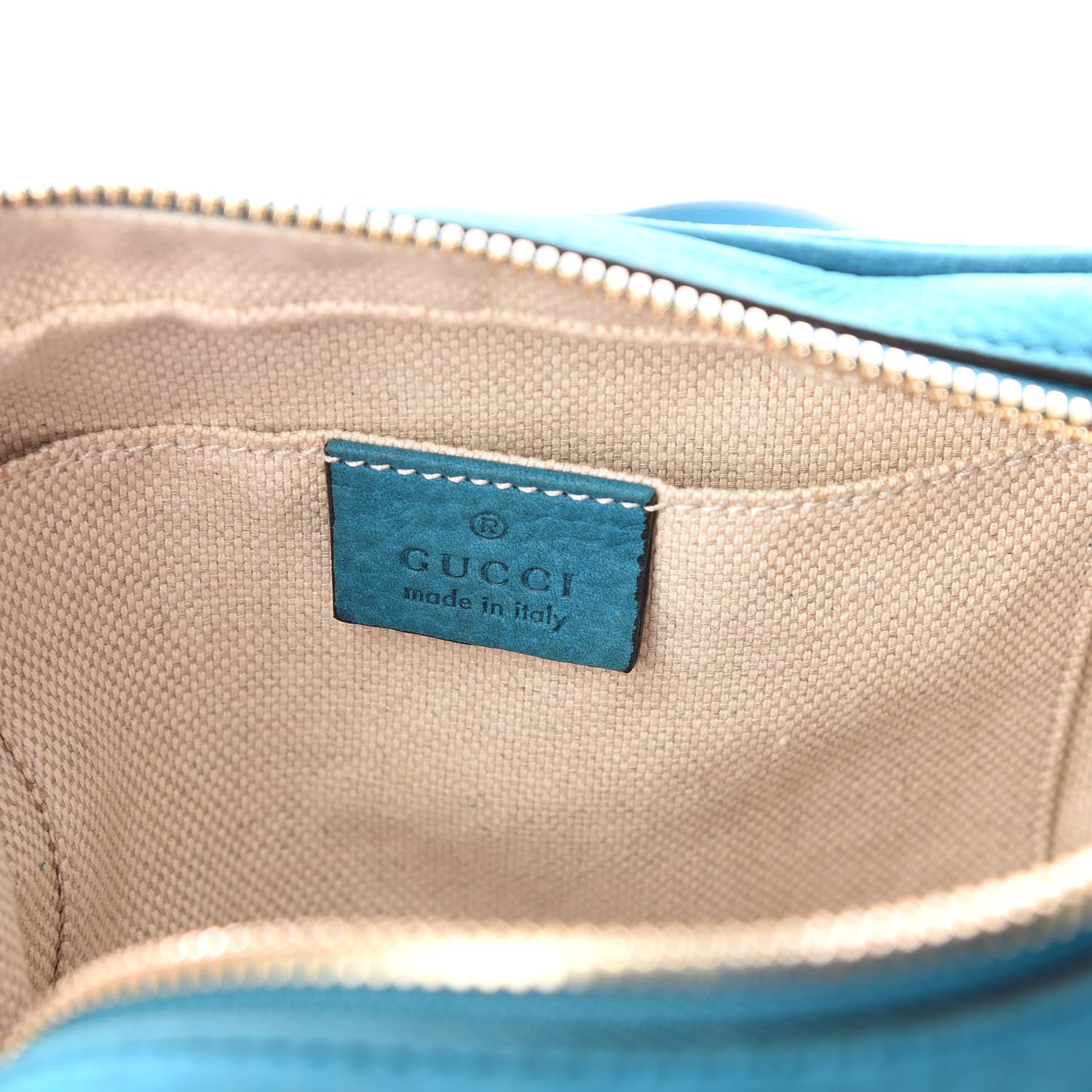 Gucci Vitello Range Small Soho Disco Bag Deep Cobalt 7 of 11