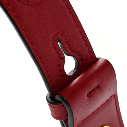 Fendi Calfskin Adjustable Strap You Red 9 of 9