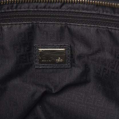 Fendi Zucca Spalmati Small Roll Tote Black 6 of 16