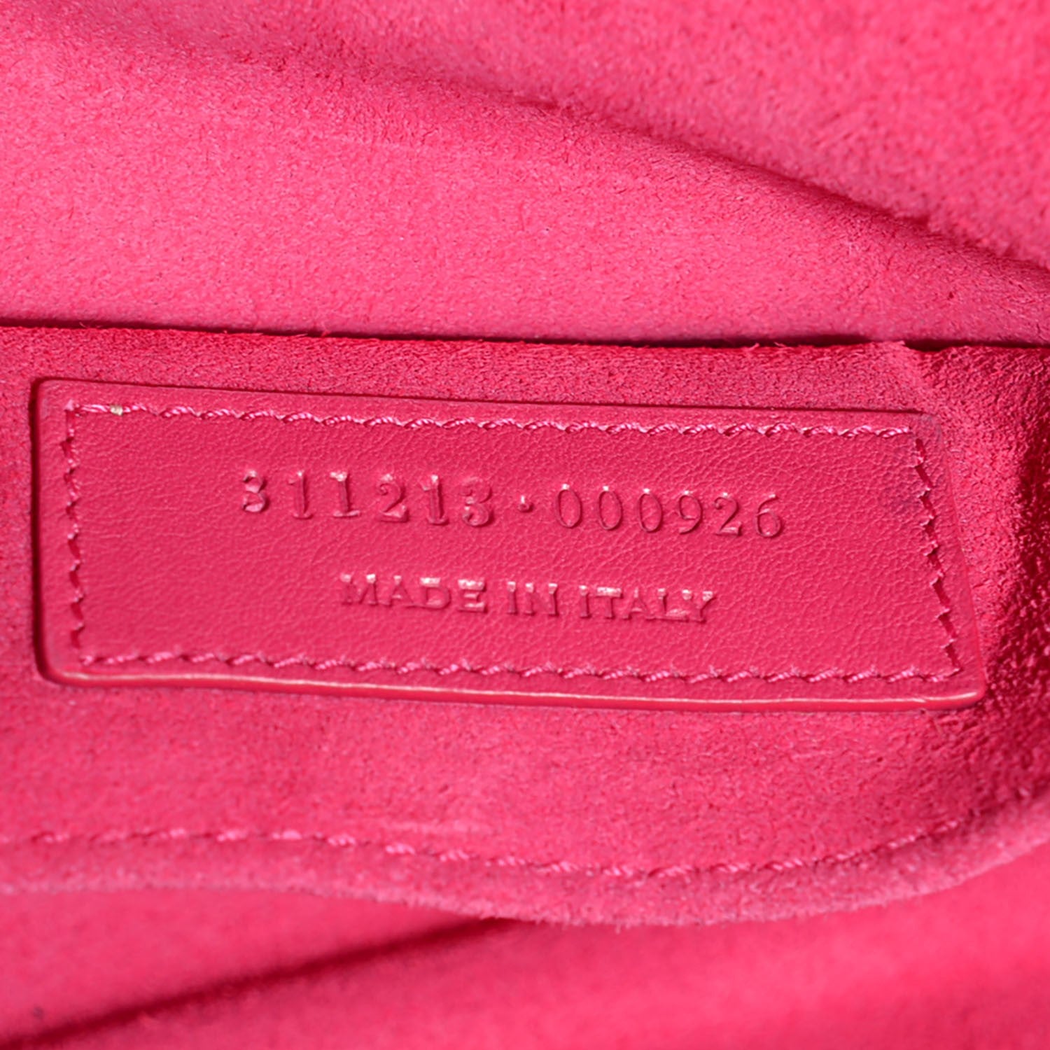 Saint Laurent Calfskin Classic Y Ligne Clutch Fuchsia 7 of 8