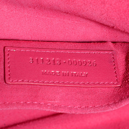 Saint Laurent Calfskin Classic Y Ligne Clutch Fuchsia 7 of 8