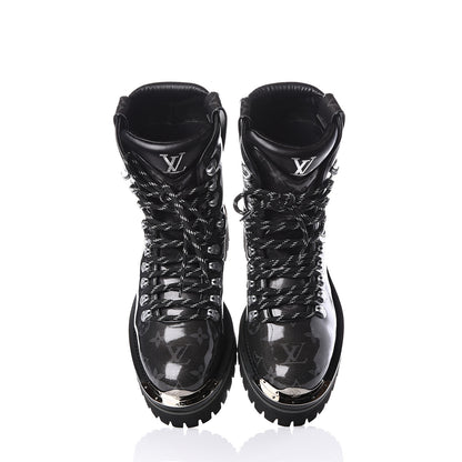 Louis Vuitton Monogram Eclipse Glaze Mens Outland Ankle Boots 5 5 of 11