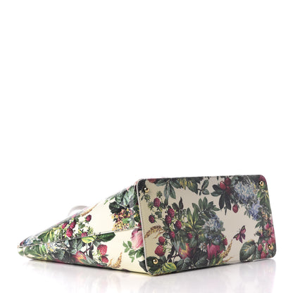 Dolce & Gabbana Calfskin Printed Miss Escape Tote Multicolor 4 of 8