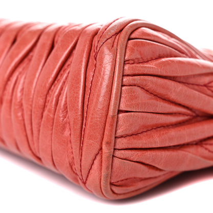 Miu Miu Nappa Matelasse Lux Shoulder Bag Rosa 13 of 22