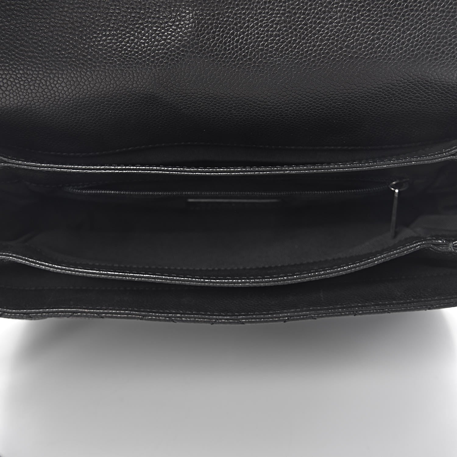 Chanel Caviar Quilted Medium Rock In Rome Single Flap Black 5 of 14
