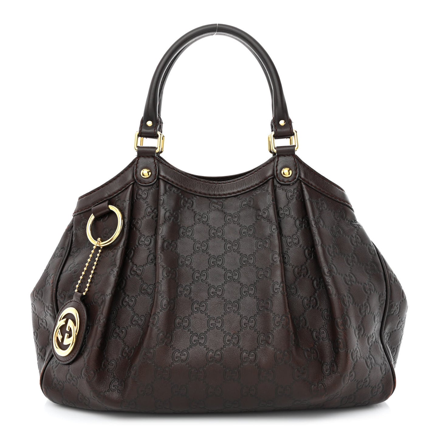 Guccissima Medium Sukey Tote Brown