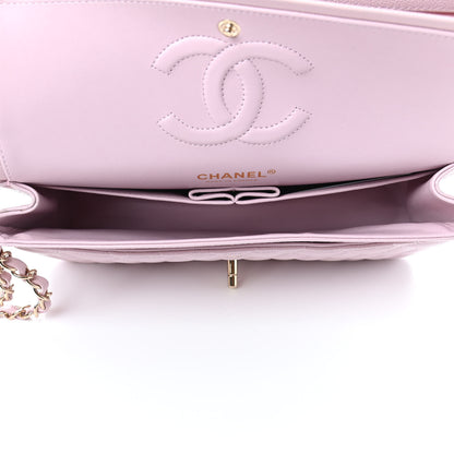 Chanel Caviar Quilted Medium Double Flap Light Pink 4 of 4