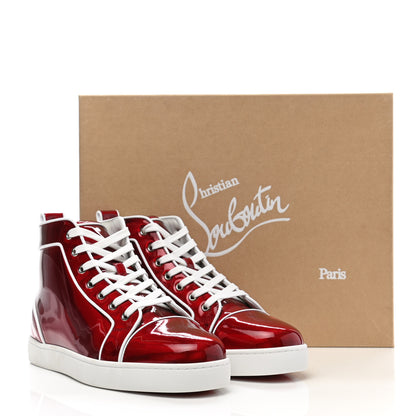 Christian Louboutin Patent Mens Louis Orlato Flat Sneakers 43 Red 9 of 9