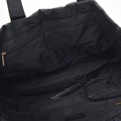 Chanel Nylon Large Travel Tote Black 4 of 12