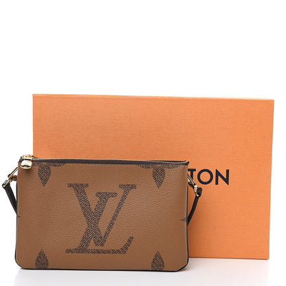 Louis Vuitton Reverse Monogram Giant Double Zip Pochette 10 of 10