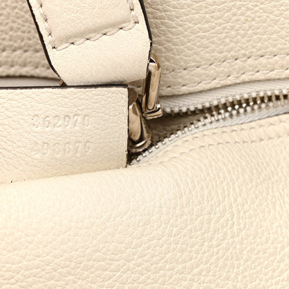 Gucci Soft Calfskin Medium Jackie Top Handle Bag Antique White 7 of 22