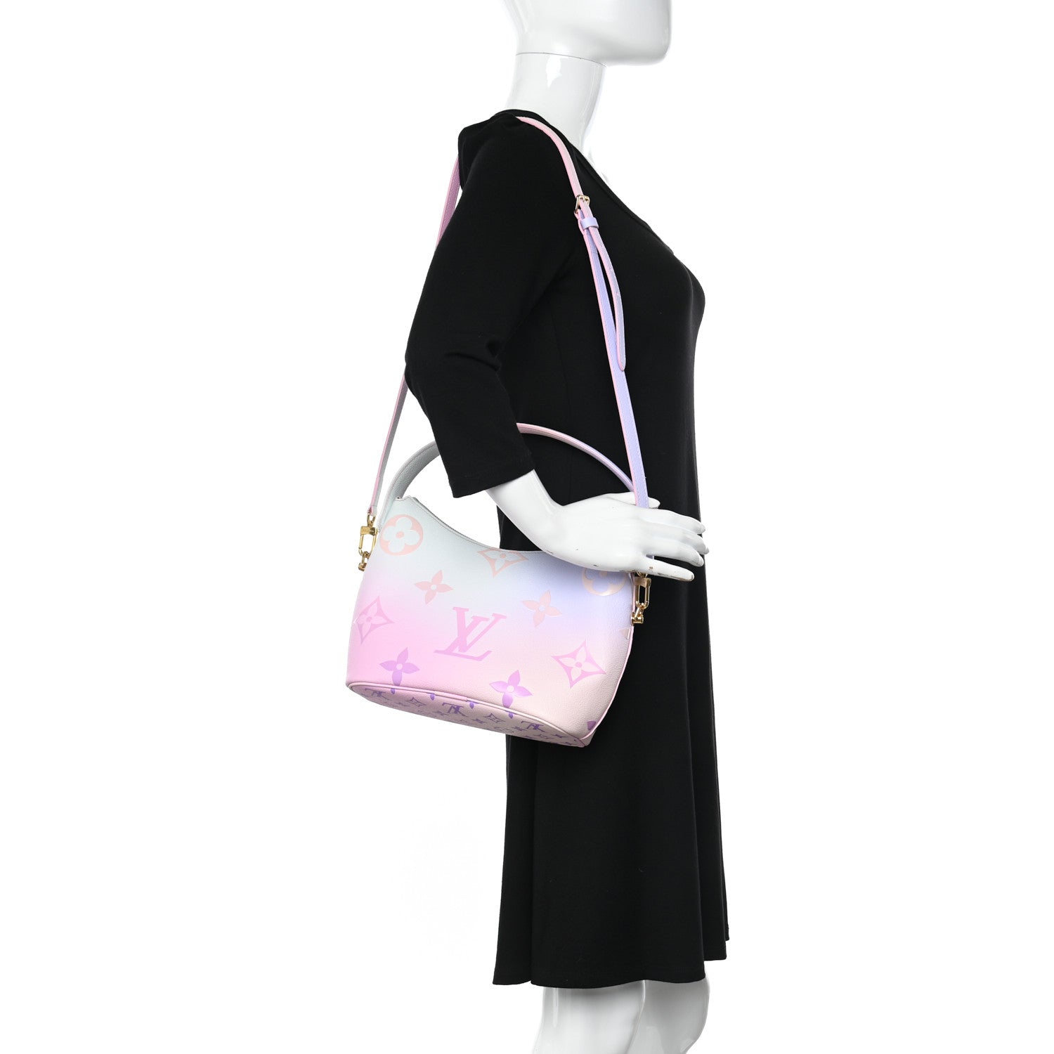 Louis Vuitton Monogram Giant Spring In The City Marshmallow Hobo PM Sunrise Pastel 2 of 11