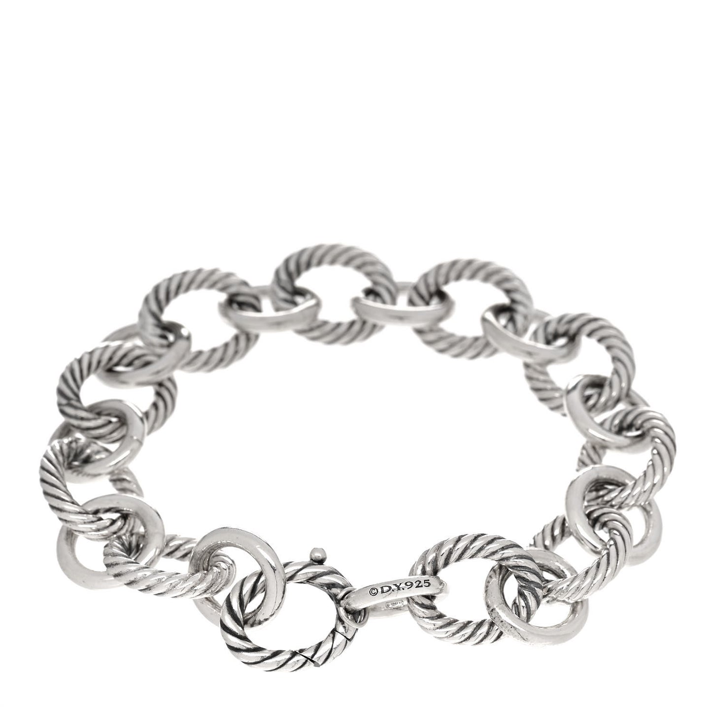 Sterling Silver 13mm Large Oval Link Bracelet