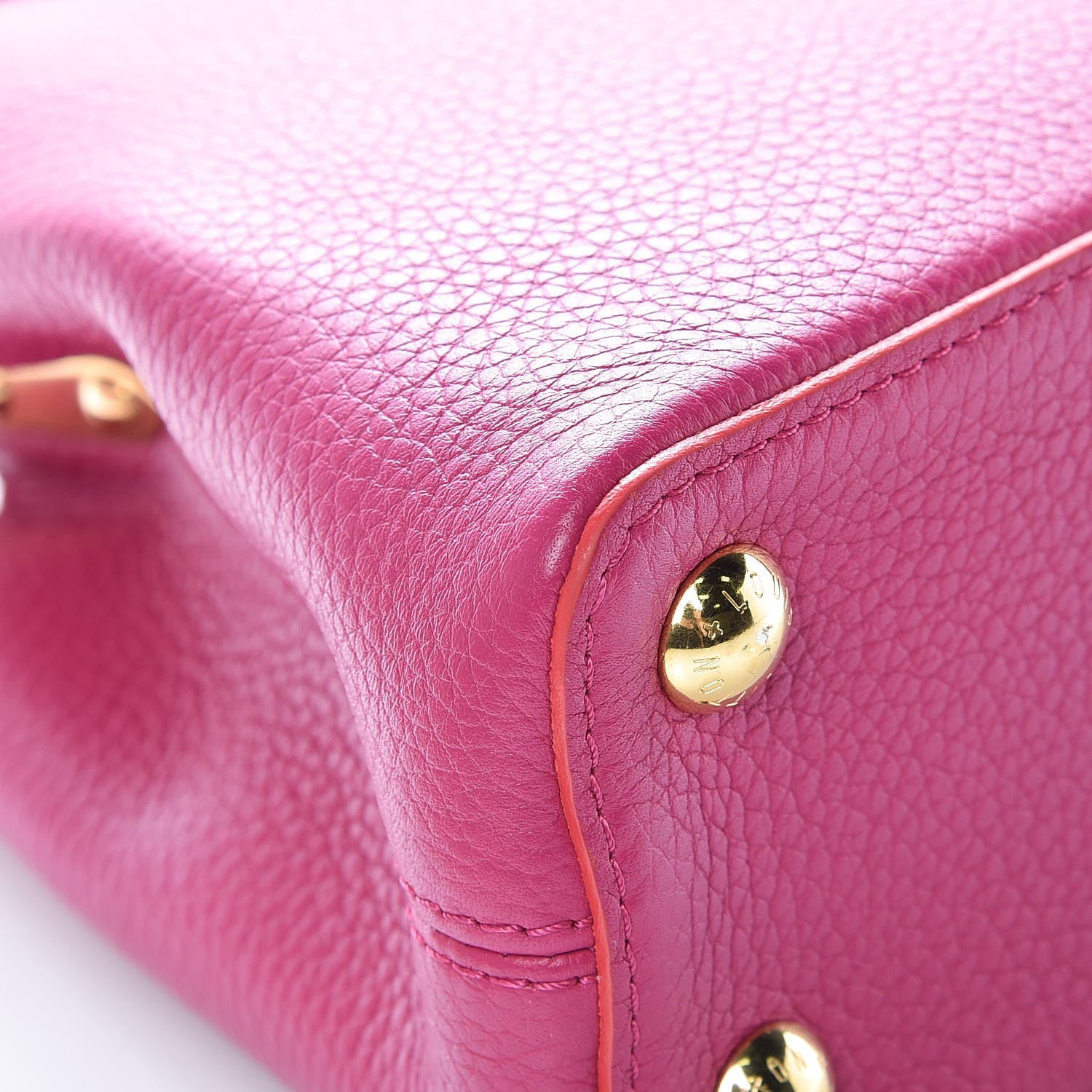 Louis Vuitton Taurillon Capucines BB Hibiscus Flamingo 11 of 11