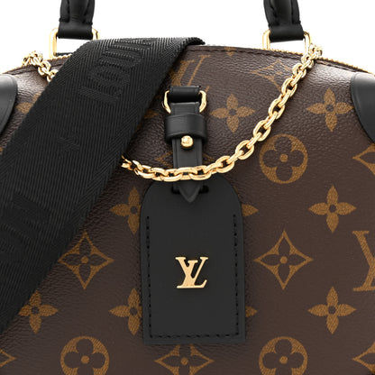 Louis Vuitton Monogram Petite Malle Souple Black 7 of 10