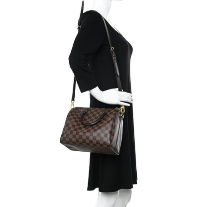 Louis Vuitton Damier Ebene Speedy Bandouliere 25 2 of 9