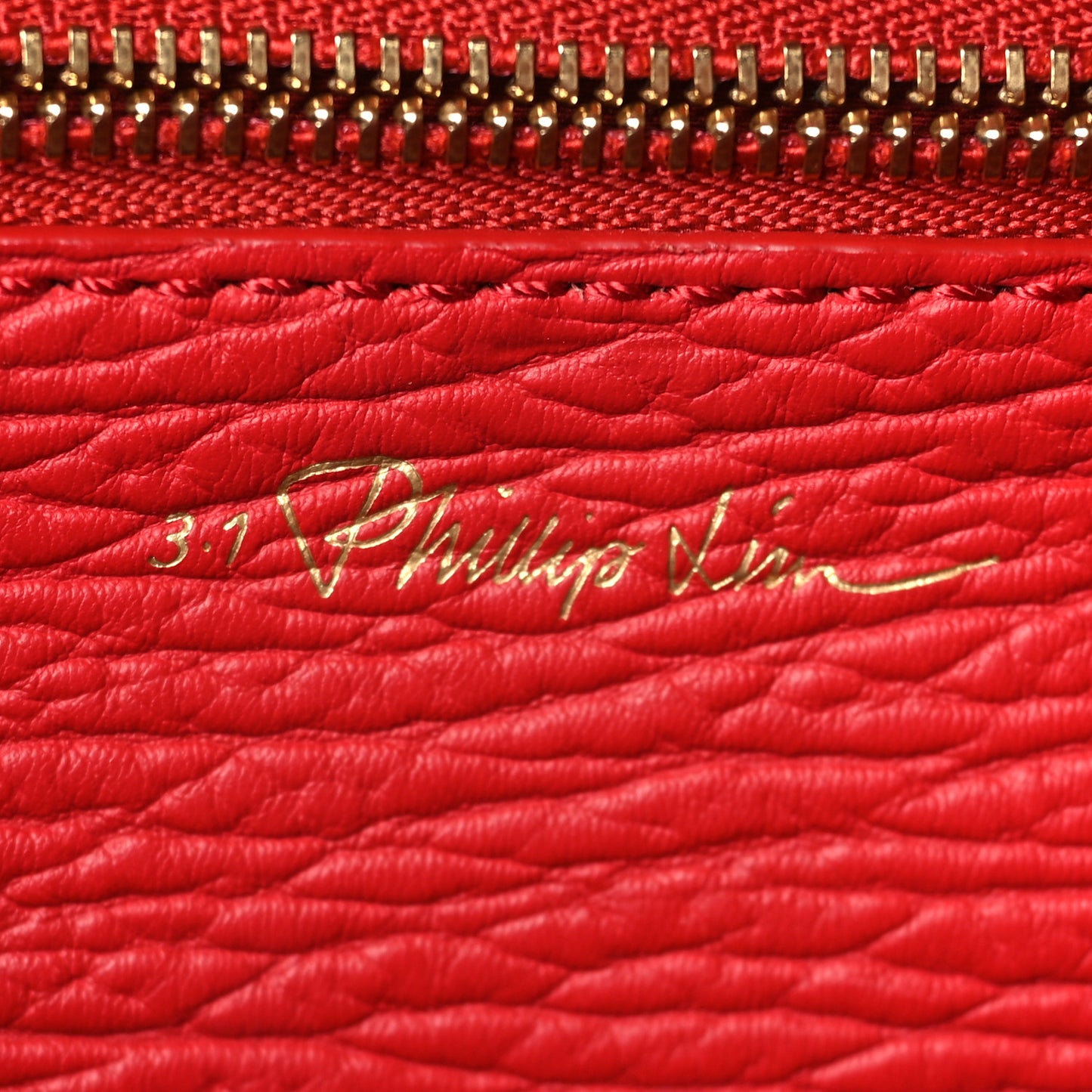 Textured Calfskin Mini Pashli Satchel Red