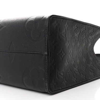 Louis Vuitton Empreinte Monogram Giant OnTheGo MM Black 9 of 10