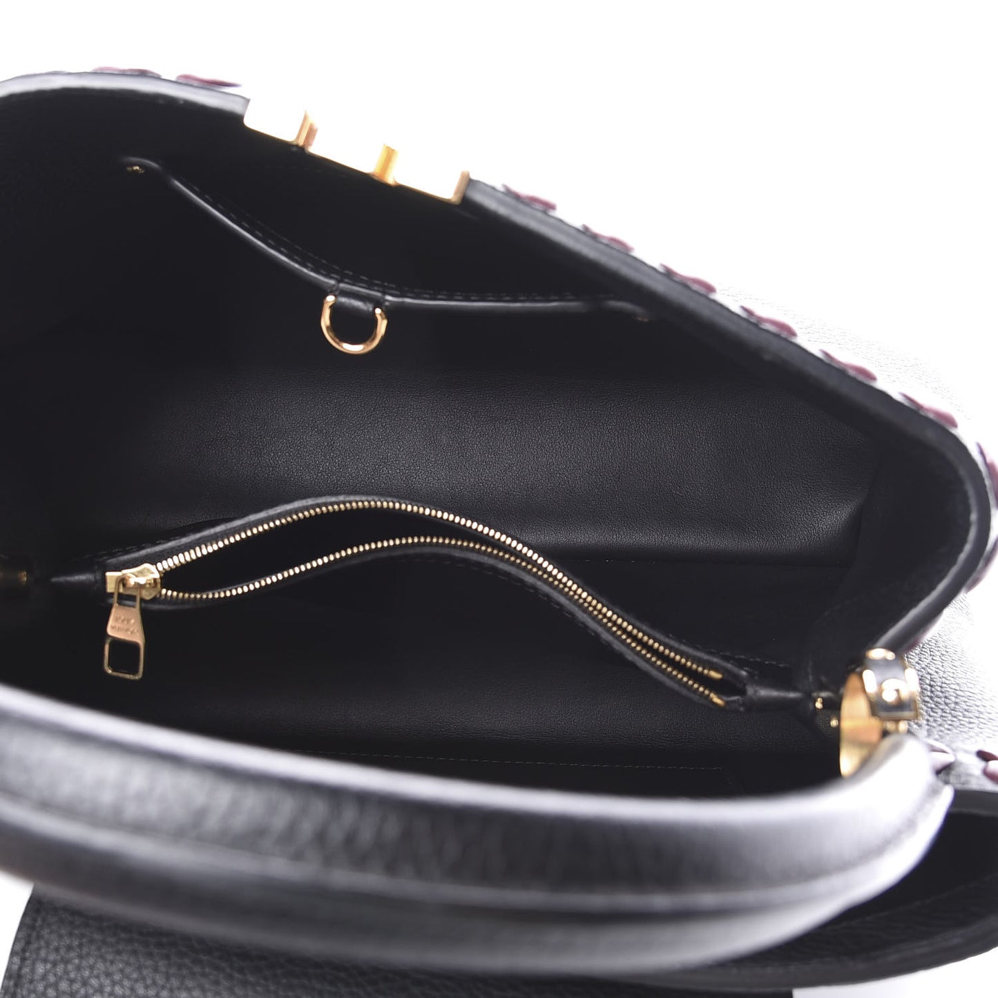 Taurillon Lambskin Capucines MM Black