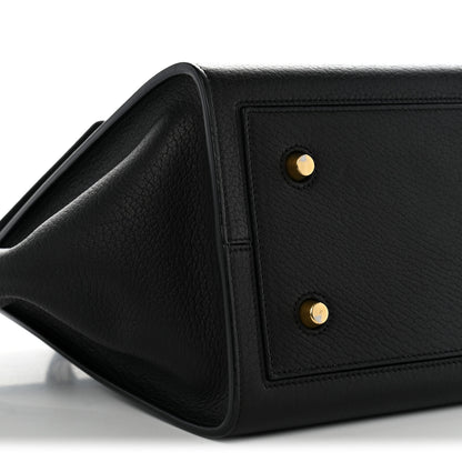 Celine Crisped Calfskin Mini Tie Knot Tote Black 8 of 13