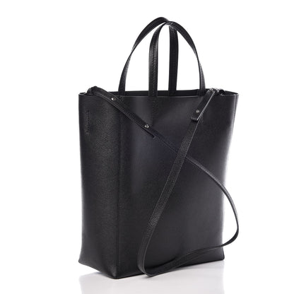 Celine Grained Calfskin Small Vertical Cabas Black 3 of 9