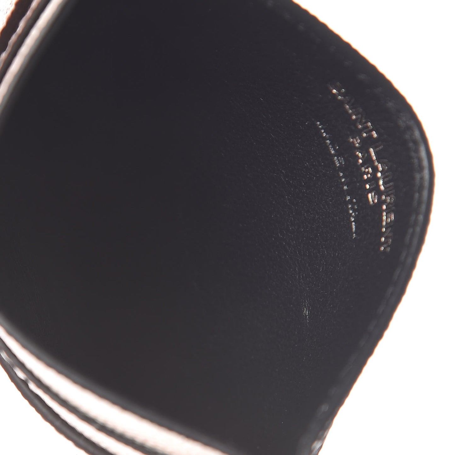 Grain De Poudre Geo Print Card Case White Black