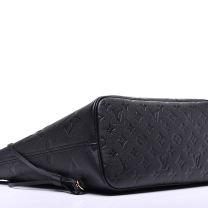 Louis Vuitton Empreinte Monogram Giant Neverfull MM Black 7 of 8