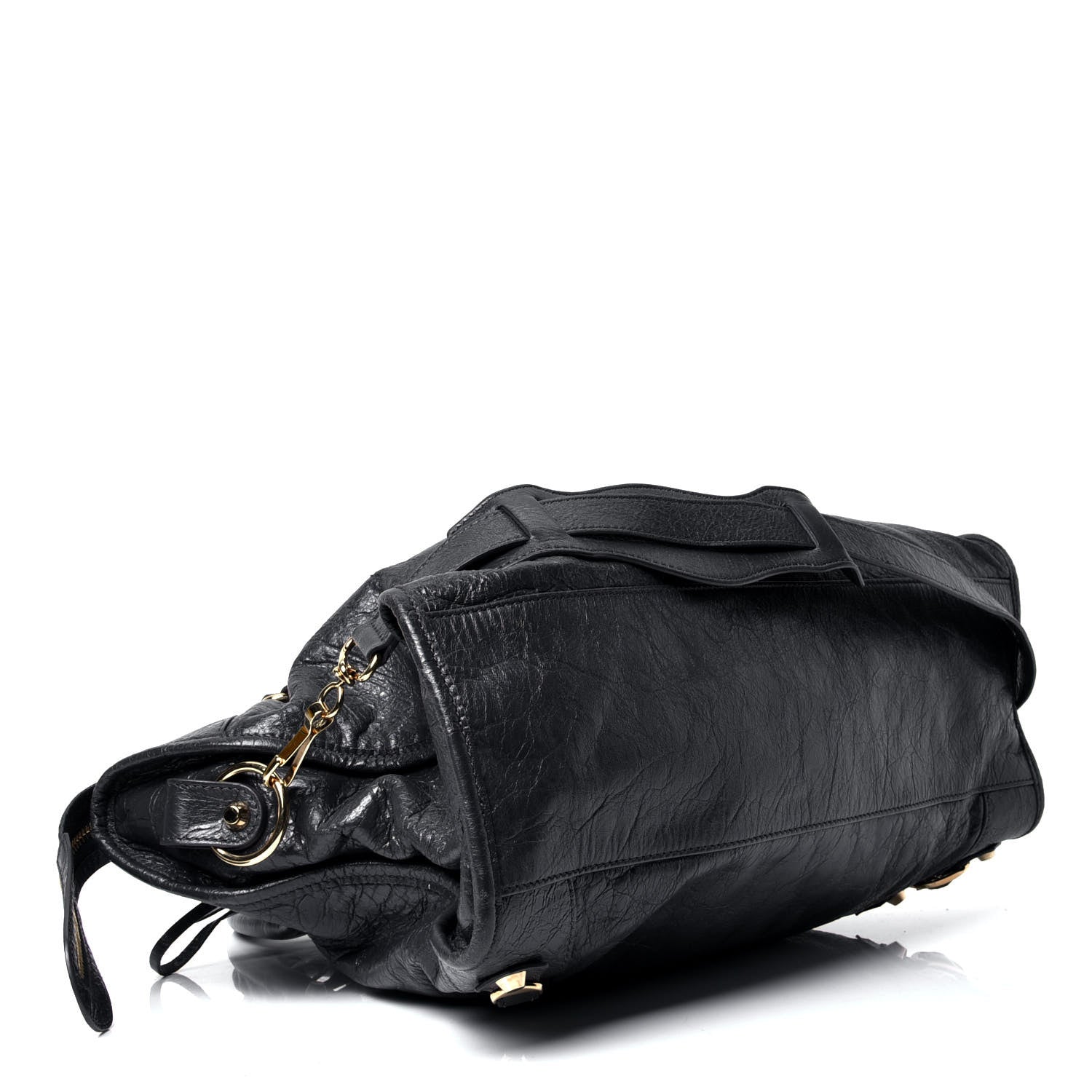 Balenciaga Agneau Classic Gold Hardware City Gris Fossile Anthracite 3 of 4