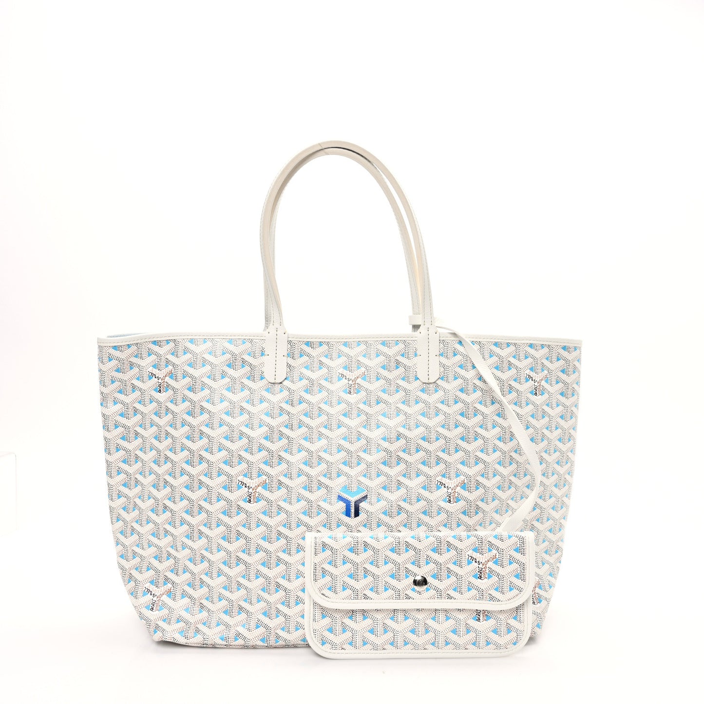 Goyardine Saint Louis Claire Voie PM  White Opaline