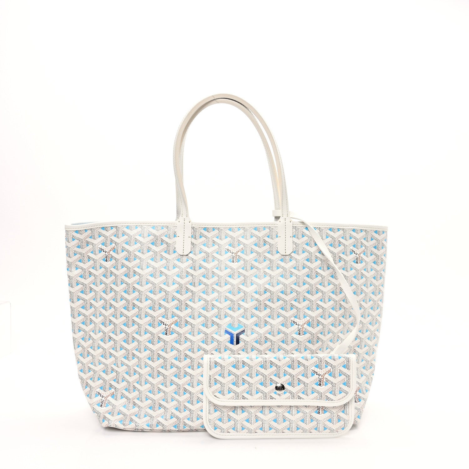 Goyard Goyardine Saint Louis Claire Voie PM  White Opaline 2 of 10