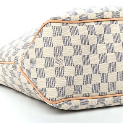Louis Vuitton Damier Azur Delightful MM Rose Ballerine 8 of 9