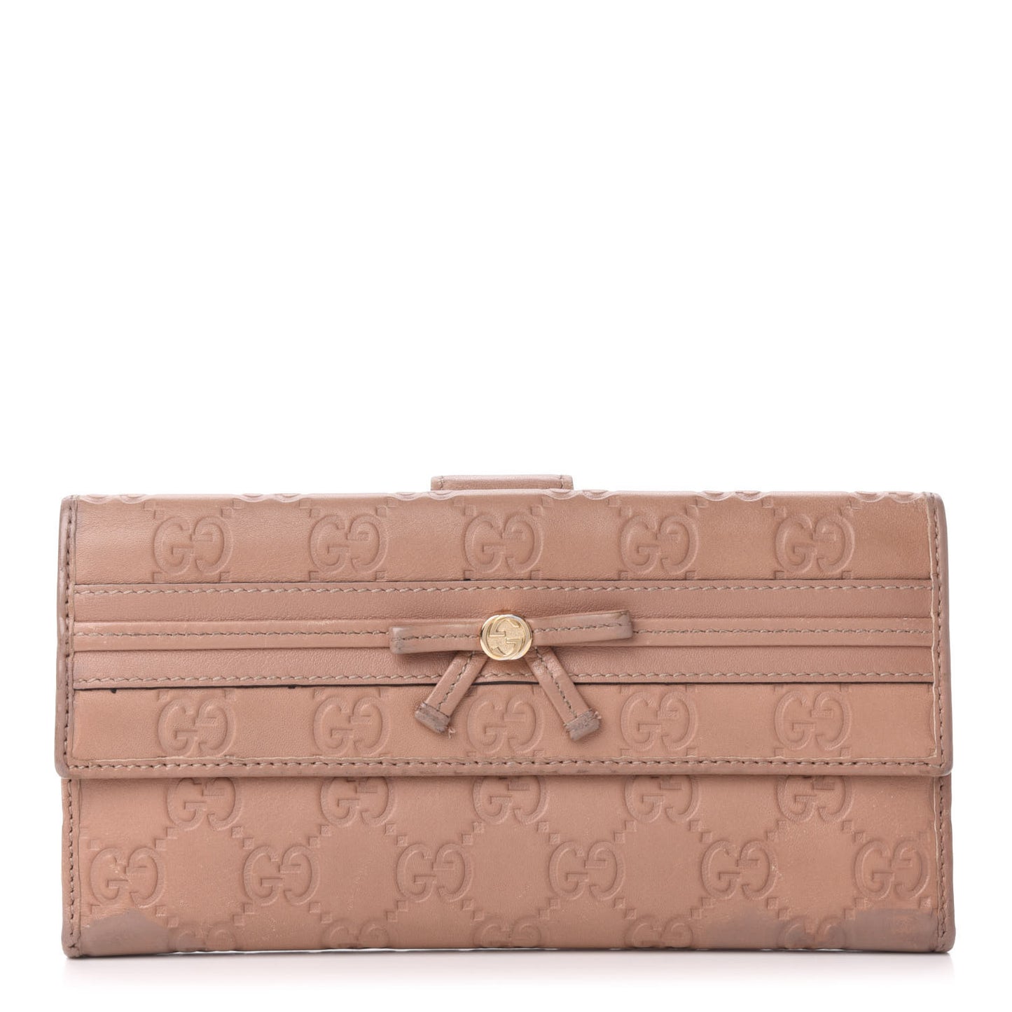 Guccissima Mayfair Continental Wallet Beige