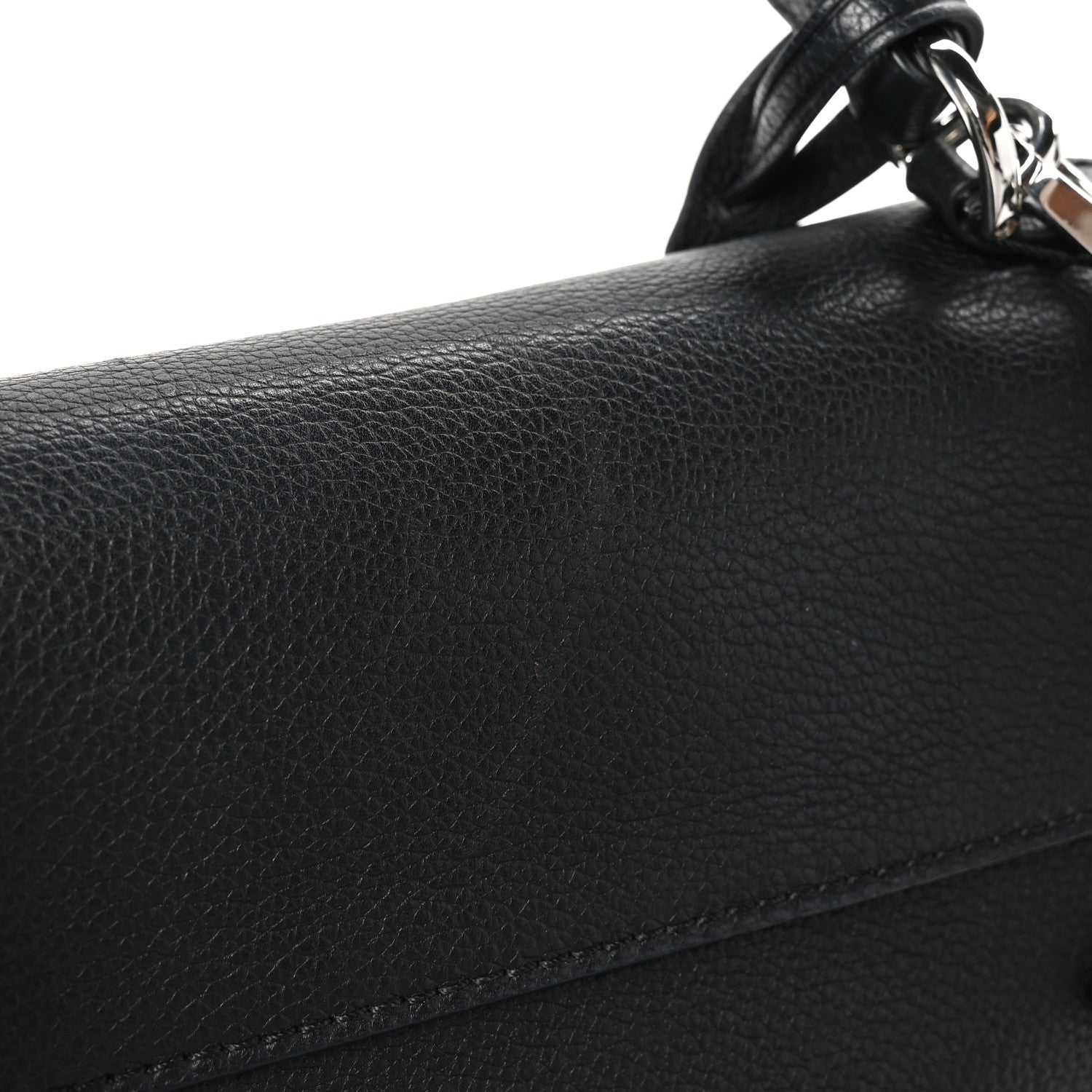 Louis Vuitton Calfskin Lockme Ever BB Black 10 of 10