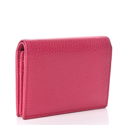 Gucci Dollar Calfskin GG Marmont Card Case Box Pink 3 of 11