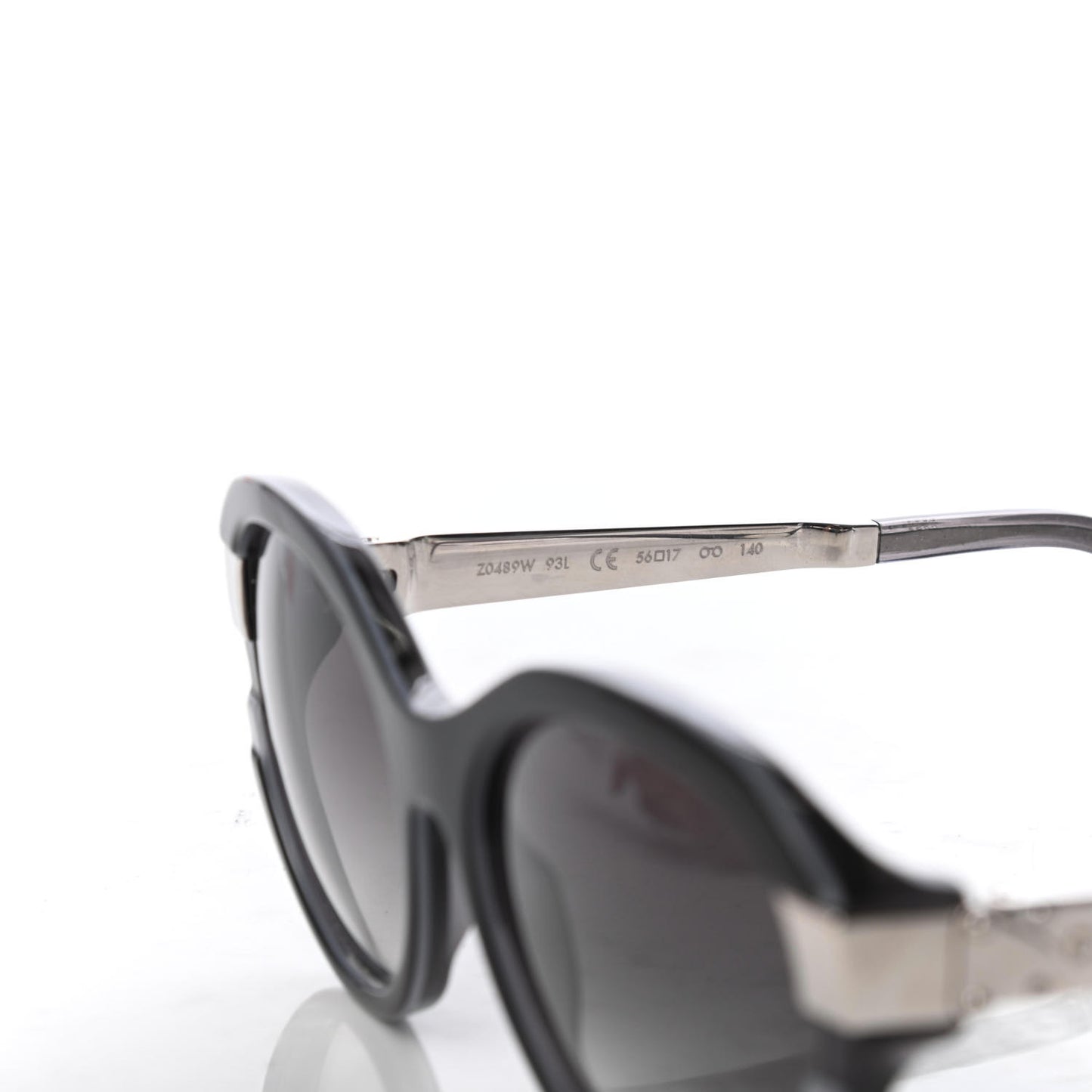 Acetate Petit Soupcon Cat Eye Sunglasses Z0489W Black