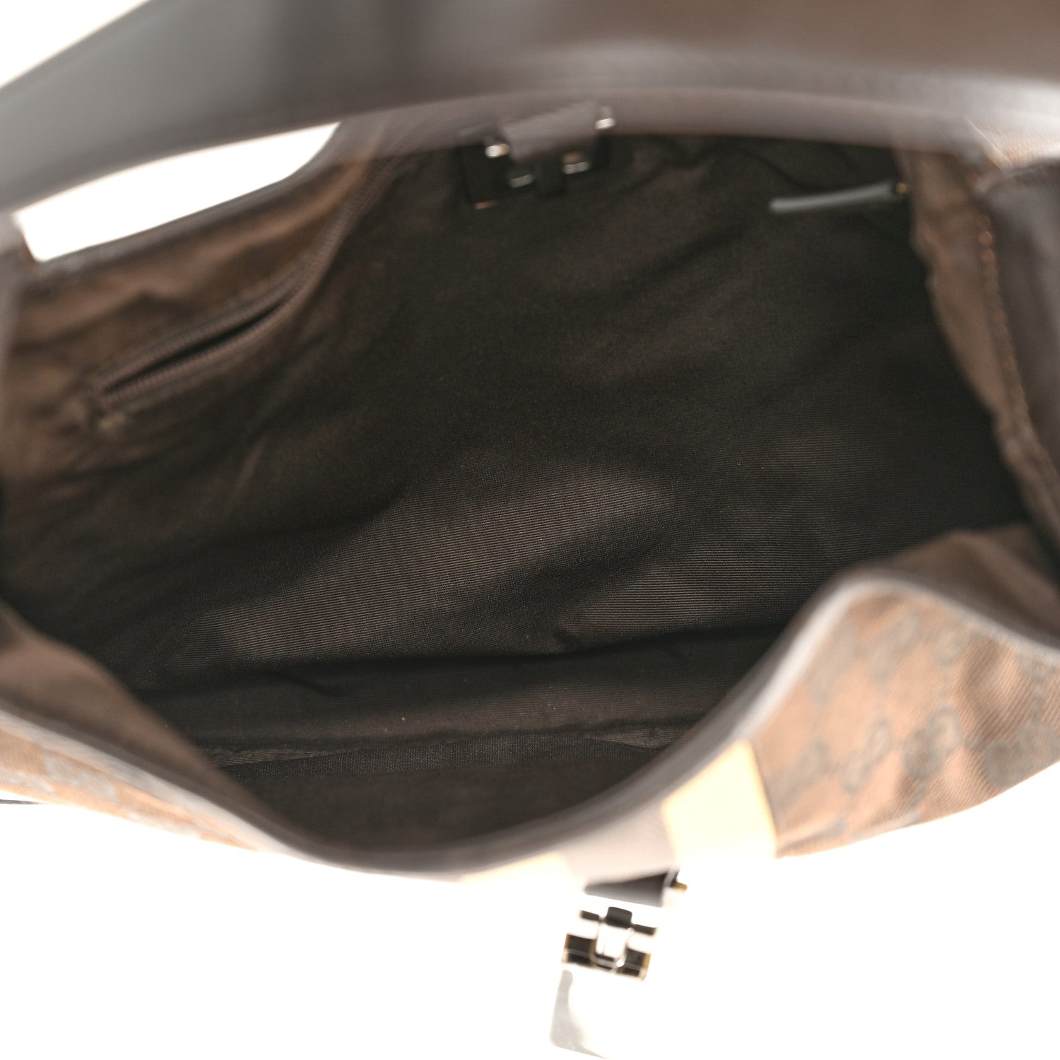 Gucci Monogram Small Jackie O Hobo Dark Brown 4 of 13