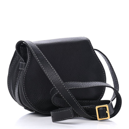 Chloe Calfskin Mini Marcie Round Crossbody Bag Black 2 of 4