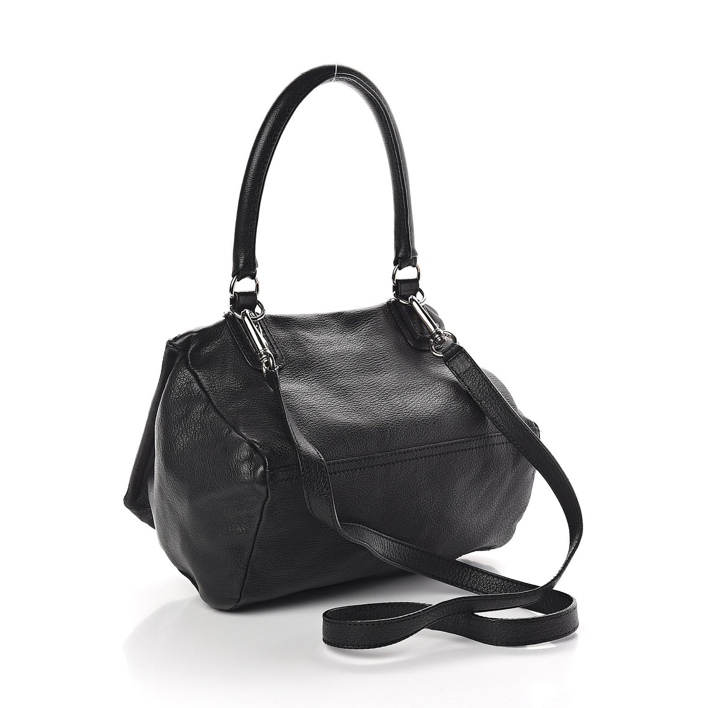 Sugar Goatskin Small Pandora Black