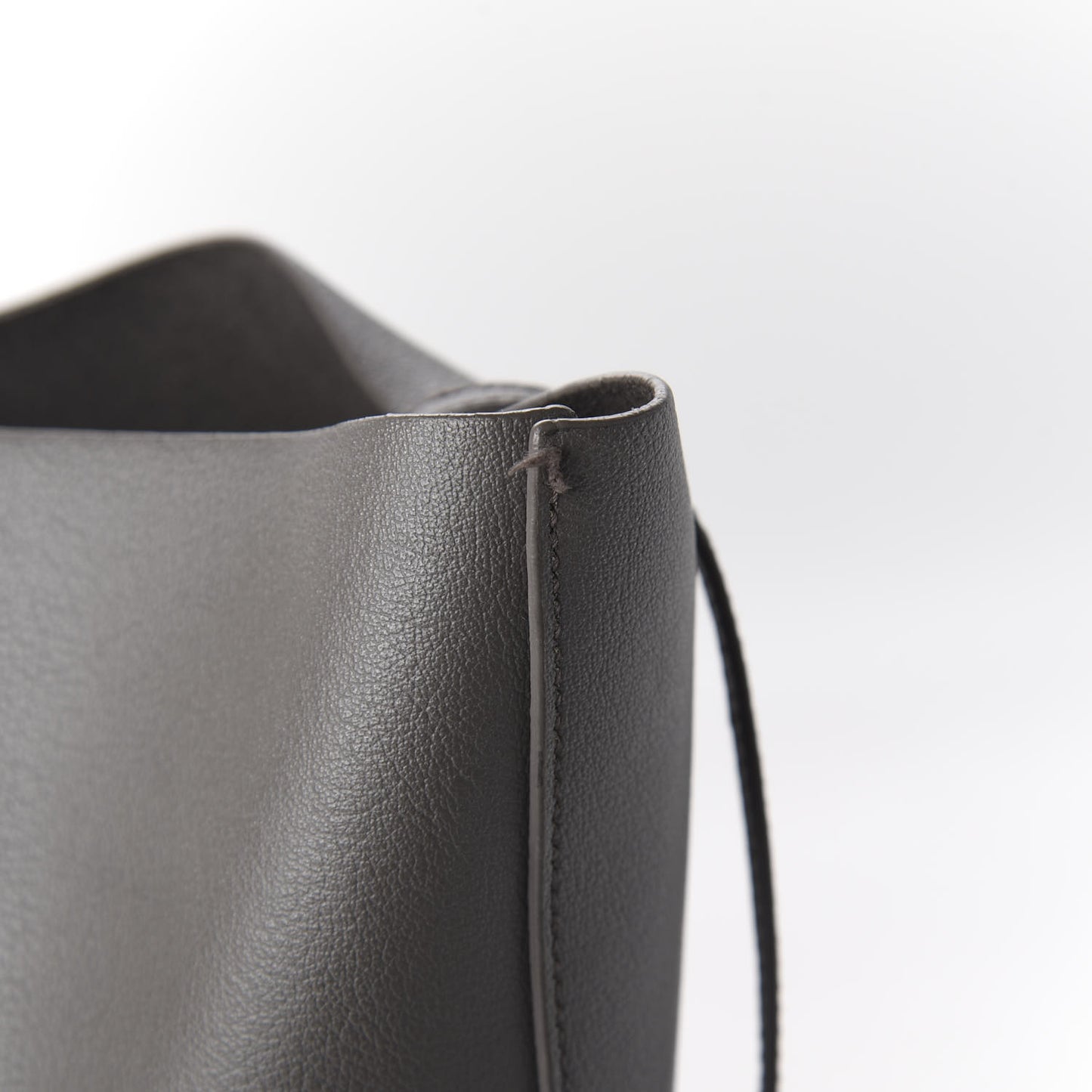 Calfskin Large Shopping Tote Fog