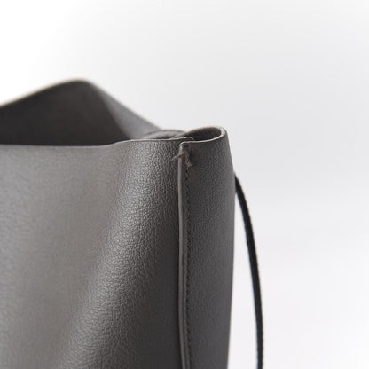 Saint Laurent Calfskin Large Shopping Tote Fog 11 of 11