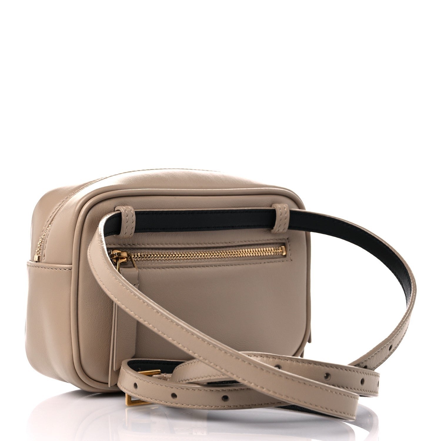 Saint Laurent Calfskin Matelasse Monogram Lou Belt Bag Dark Beige 4 of 10