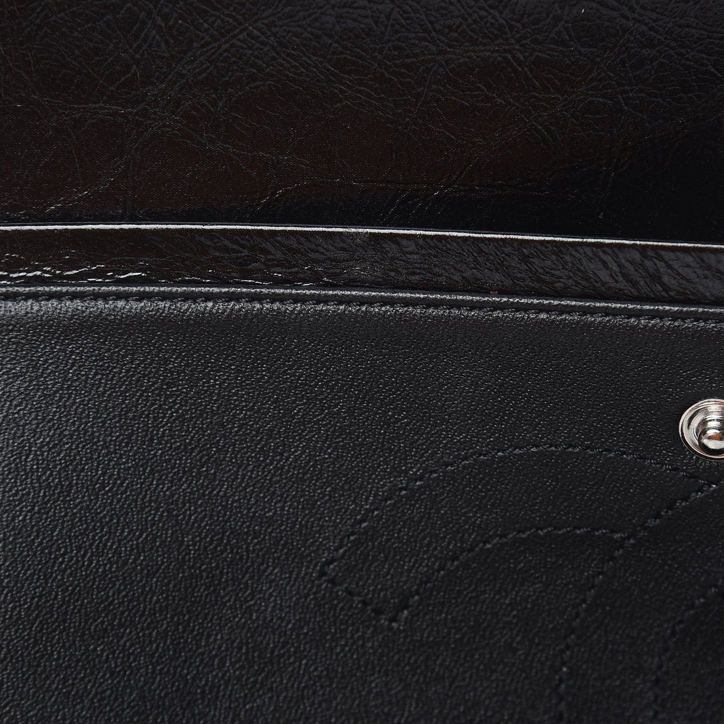 Glazed Calfskin Quilted 2.55 Reissue 226 Flap So Black