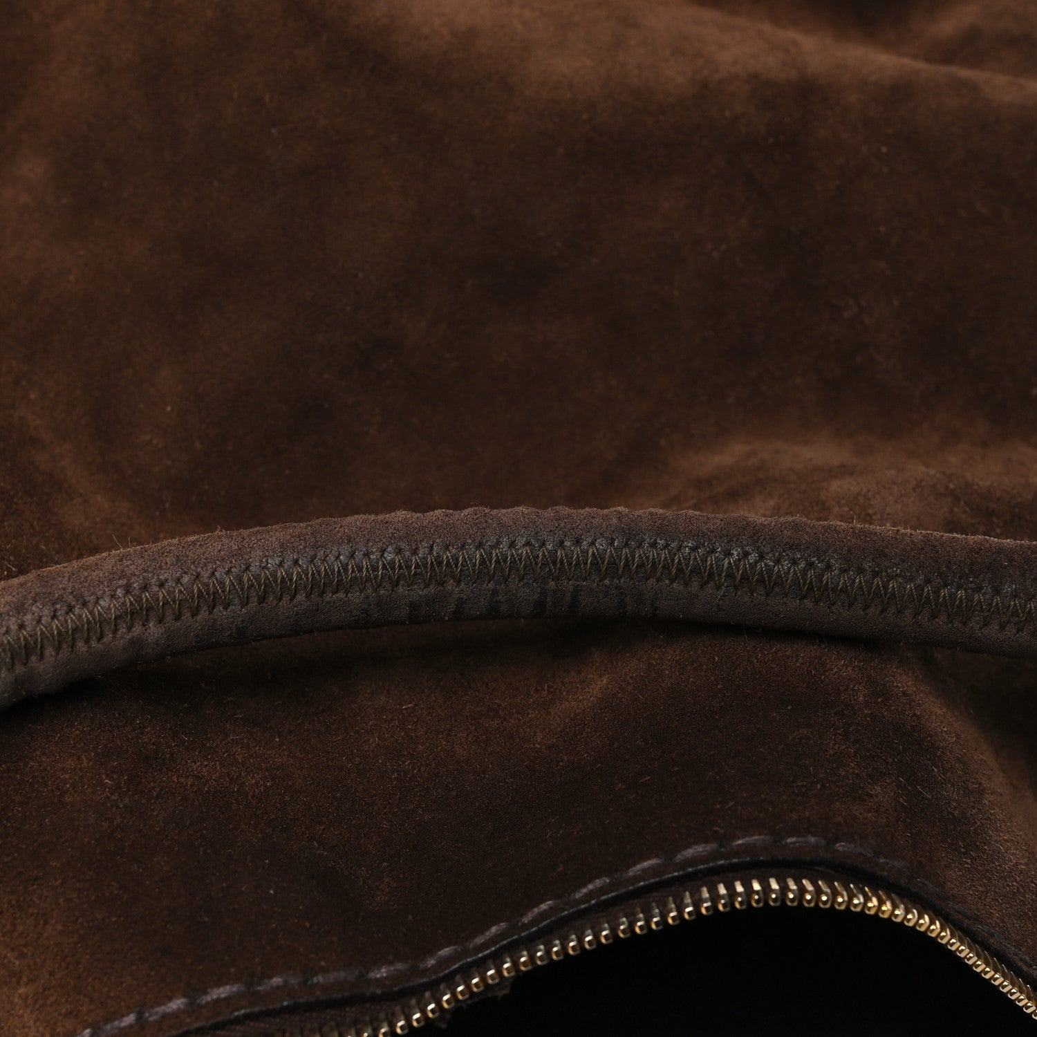 Prada Scamosciato Suede Hobo Brown 11 of 12